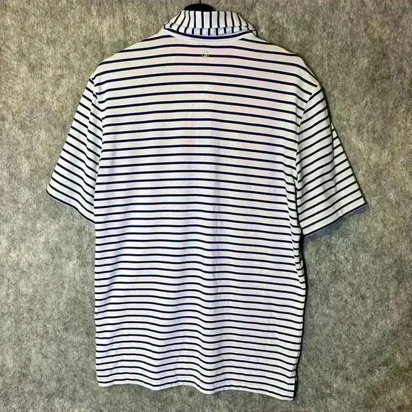 Stitch Golf Bleecker Striped Polo - Medium - Picture 3 of 6